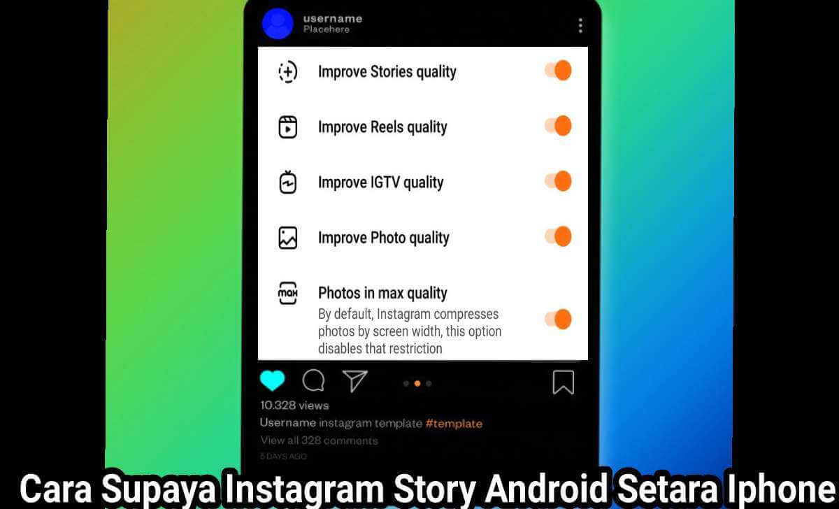 Cara Supaya Instagram Story Android Seperti Iphone