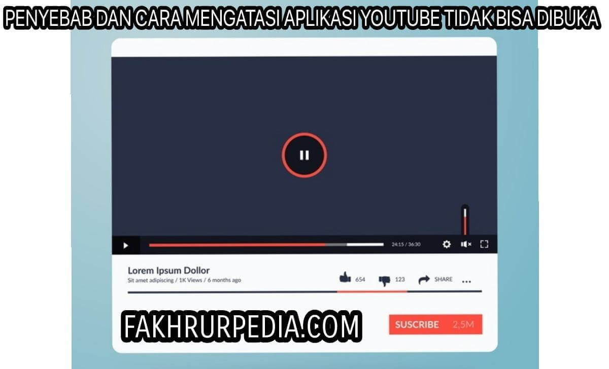 Penyebab Dan Cara Mengatasi Aplikasi Youtube Tidak Bisa Dibuka Di HP Android