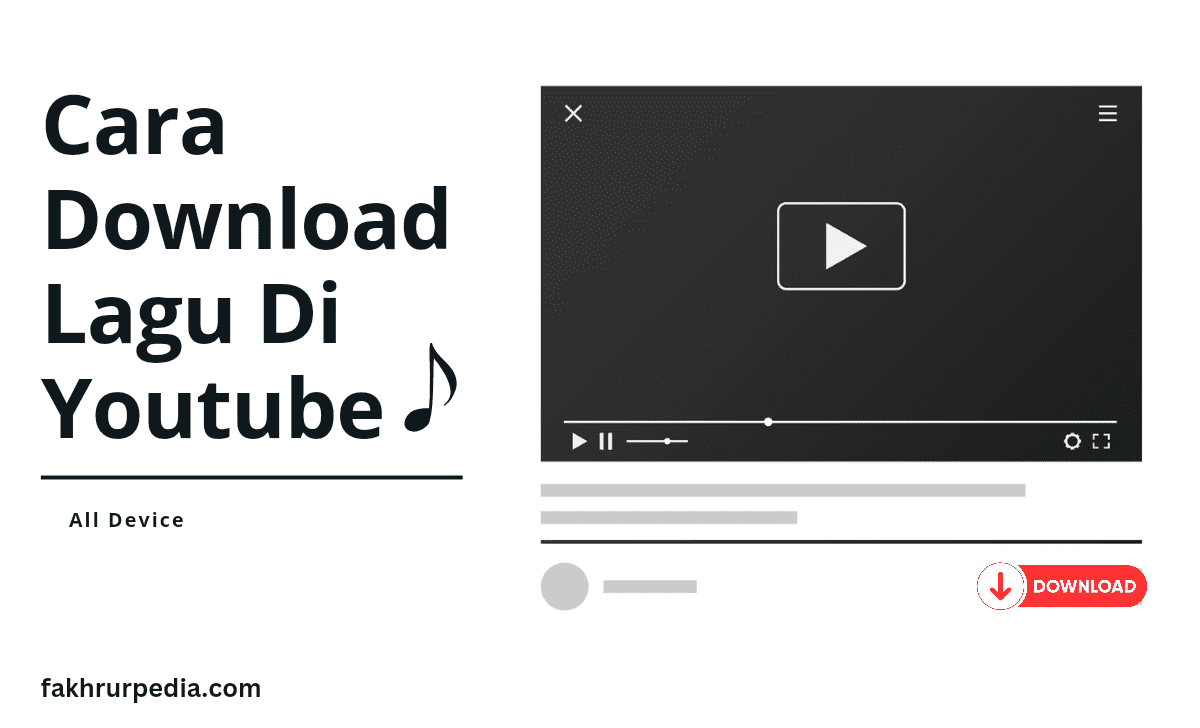 Cara Mudah Download Lagu dari Youtube Secara Gratis