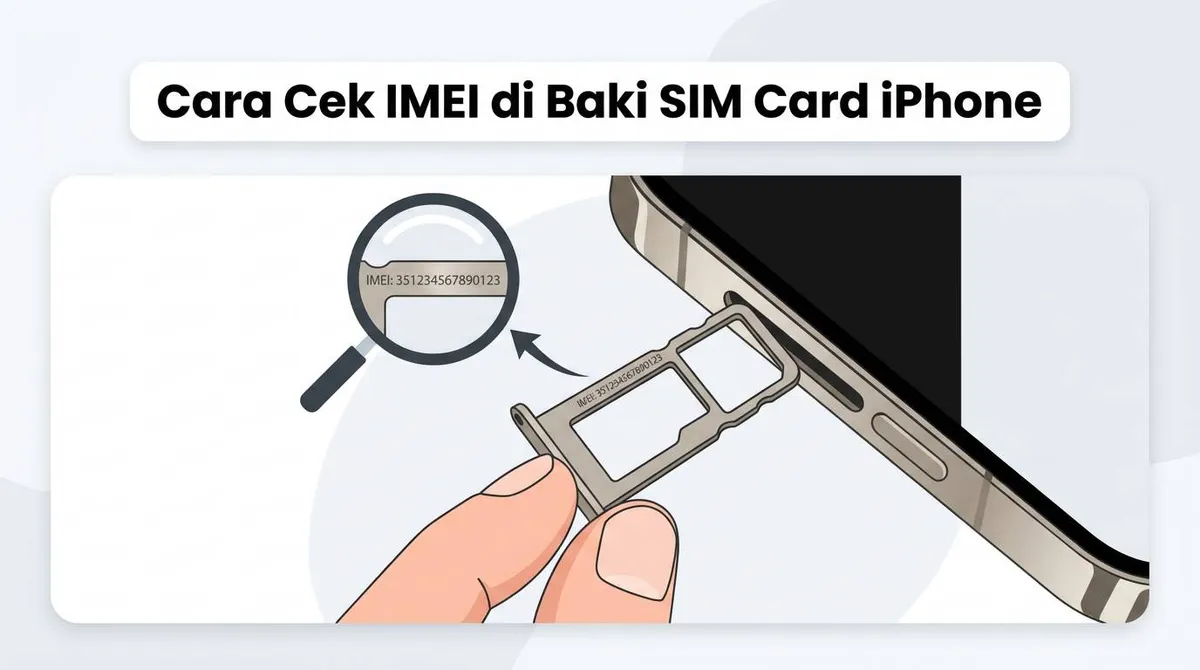 Cara Cek  IMEI di Baki SIM Card