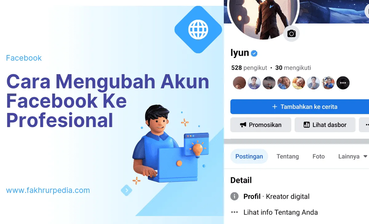 Cara Mengubah Akun Facebook Ke Profesional