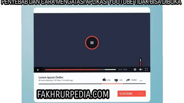 Penyebab Dan Cara Mengatasi Aplikasi Youtube Tidak Bisa Dibuka Di HP Android
