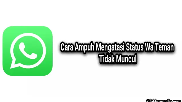 Cara Ampuh Mengatasi Status Wa Teman Tidak Muncul