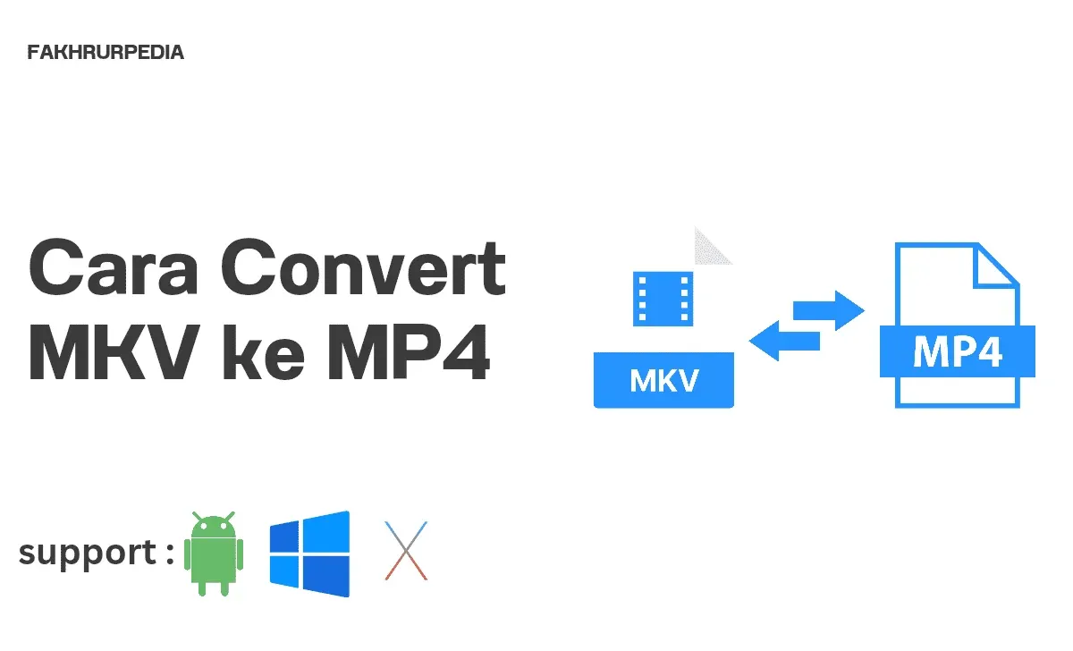Cara Convert MKV ke MP4 (Gratis & Mudah)