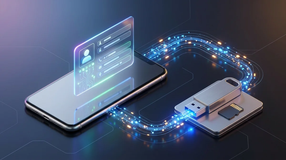Cara Ekspor Kontak HP ke File VCF Offline