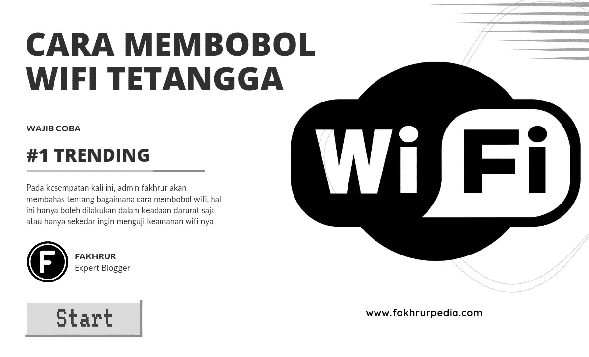 Panduan Lengkap Cara Membobol Wifi Tetangga