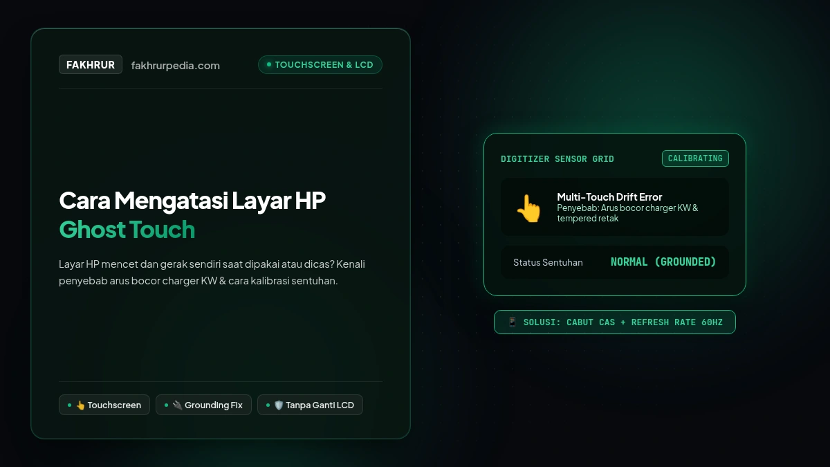 Cara Mengatasi Layar Hp Ghost Touch