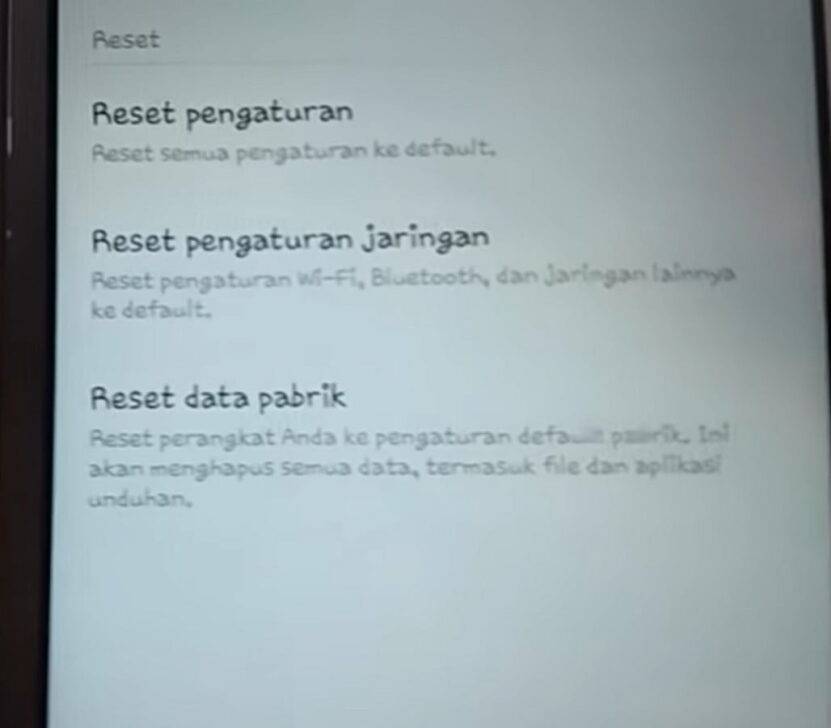 Cara Reset Hp Samsung J2 Prime