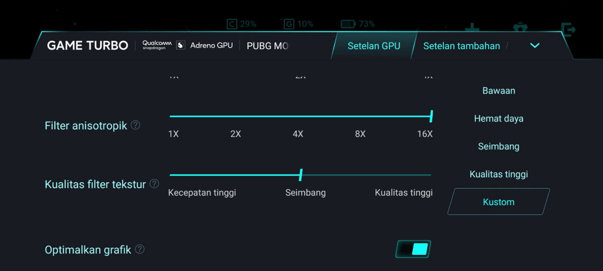 Cara Setting Game Turbo Xiaomi 2