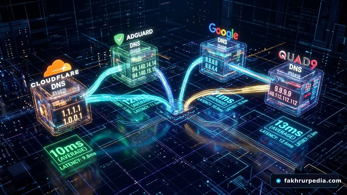Daftar Hostname DNS Pribadi Tercepat