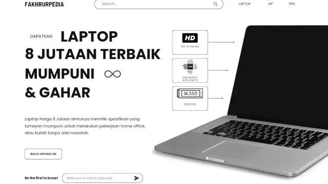 Rekomendasi Laptop 8 Jutaan Terbaik 2024 (Mumpuni)