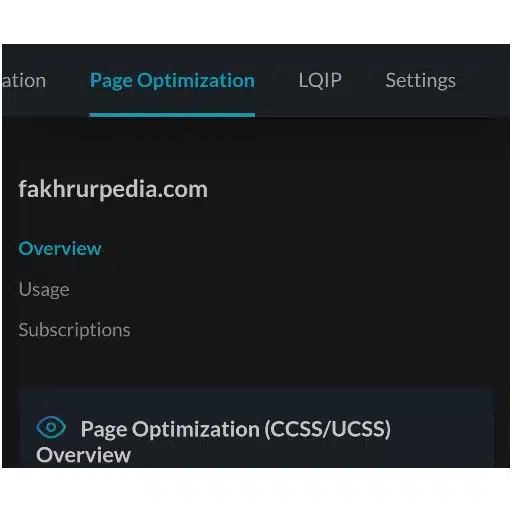 Page Optimization