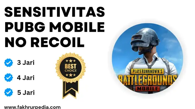 Sensitivitas PUBG Mobile Terbaik No Recoil 2026