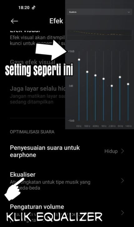 BARU!! Tutorial Cara Memperbaiki Suara Hp Xiaomi Pelan Atau Tidak Nyaring 6 contoh equalizer xiaomi