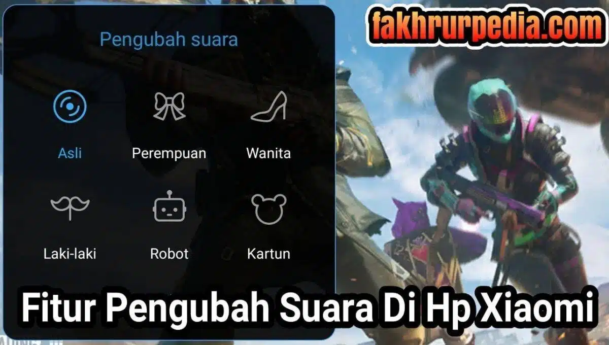 cara mengaktifkan fitur pengubah suara di hp xiaomi 1