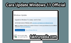 Cara Update Windows 11 1