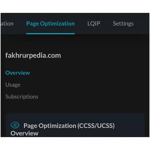 page optimization