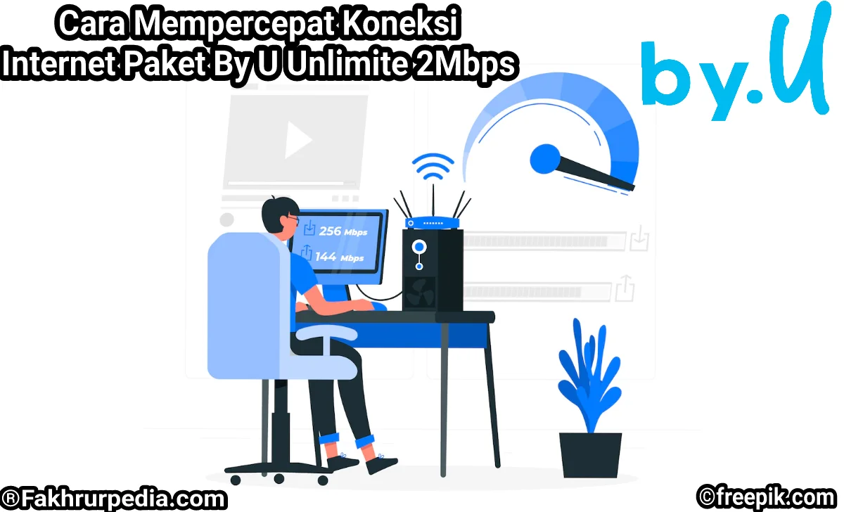 cara mempercepat koneksi internet paket by u unlimited 2mbps