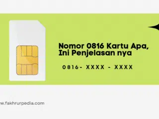 0816 kartu apa dan provider apa