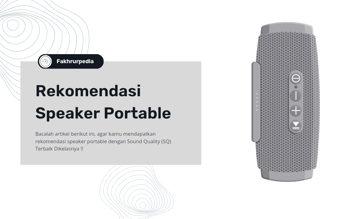 Rekomendasi Speaker Portable