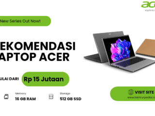 Laptop Acer 15 Jutaan