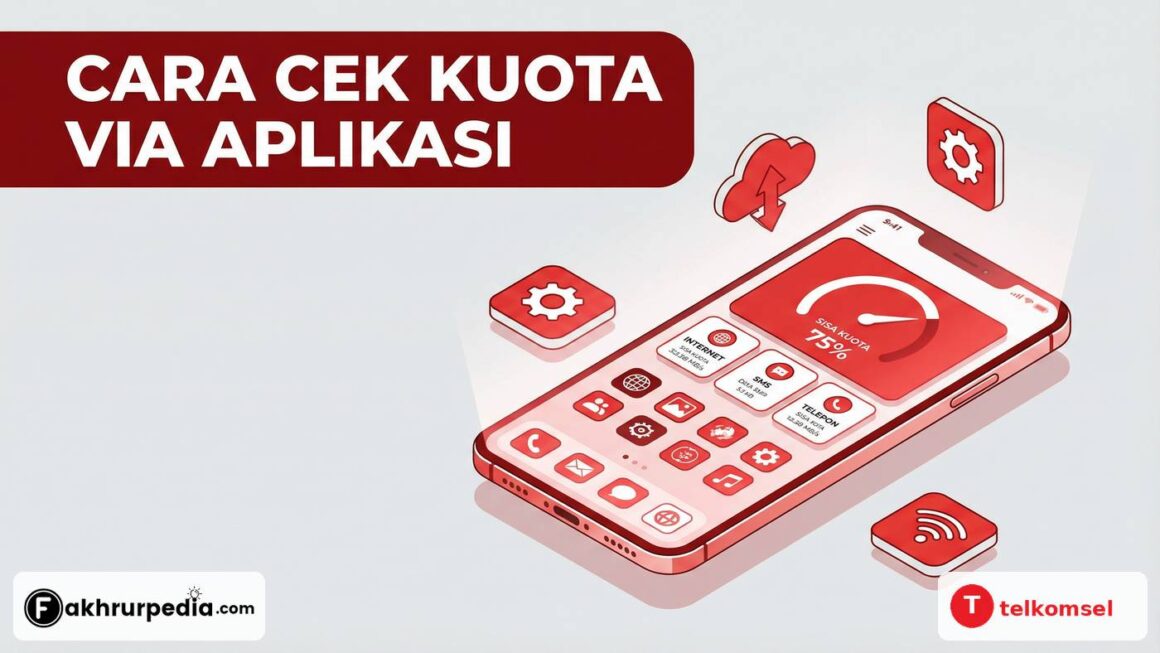 cek kuota telkomsel lewat aplikasi