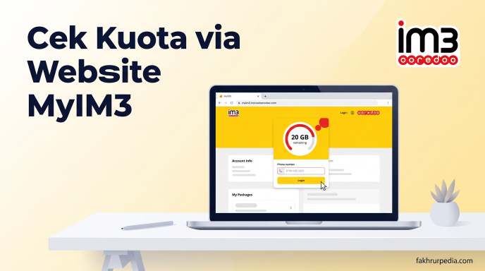 cek kuota indosat lewat aplikasi myim3